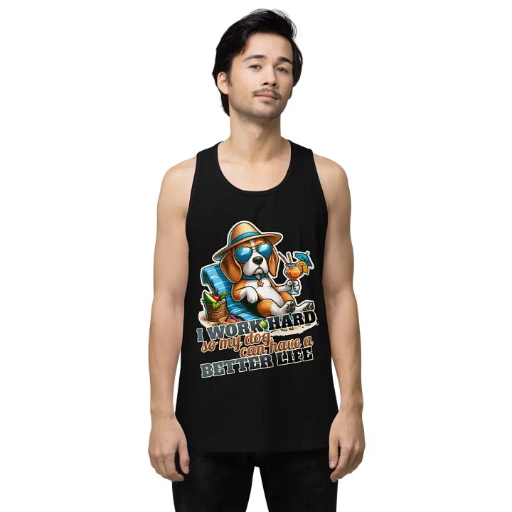 Work Hard - Beagle Beach - Tank Top product image (15)