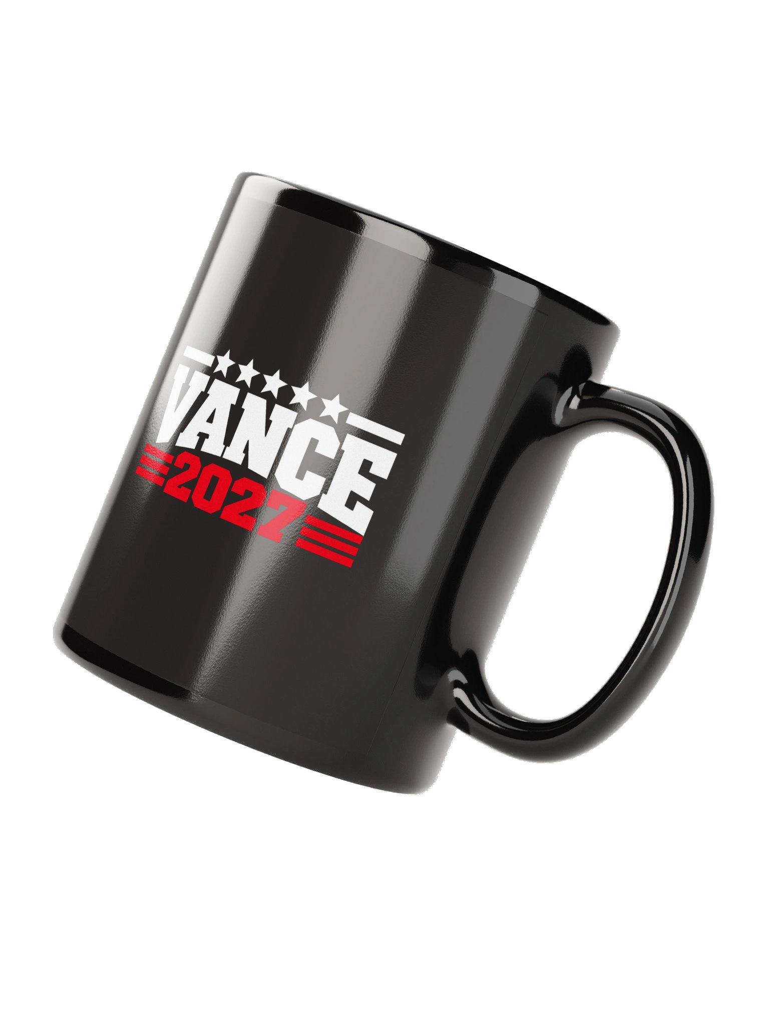 VANCE 2027 Black Glossy Mug product image (8)