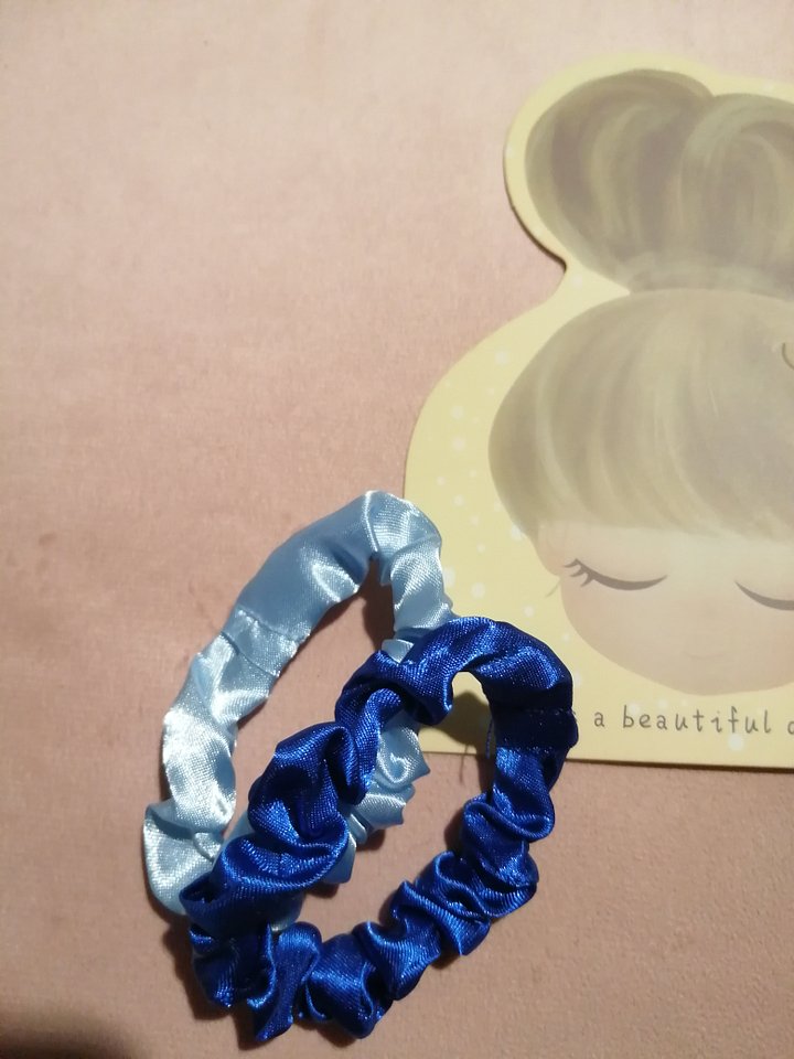 2 small Handmade Satin Scrunchies product image (2)