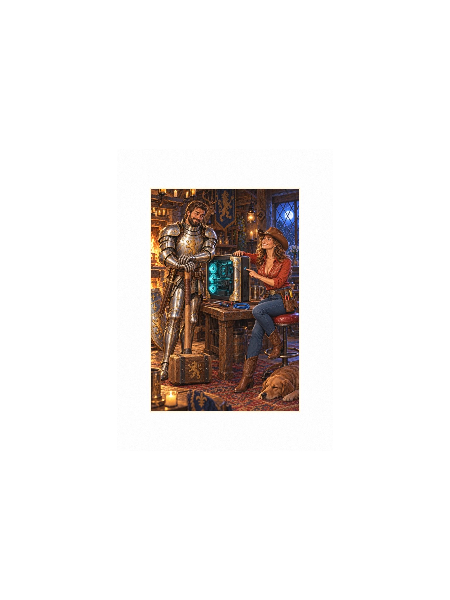 Hard Reset Small Art Print product image (1)