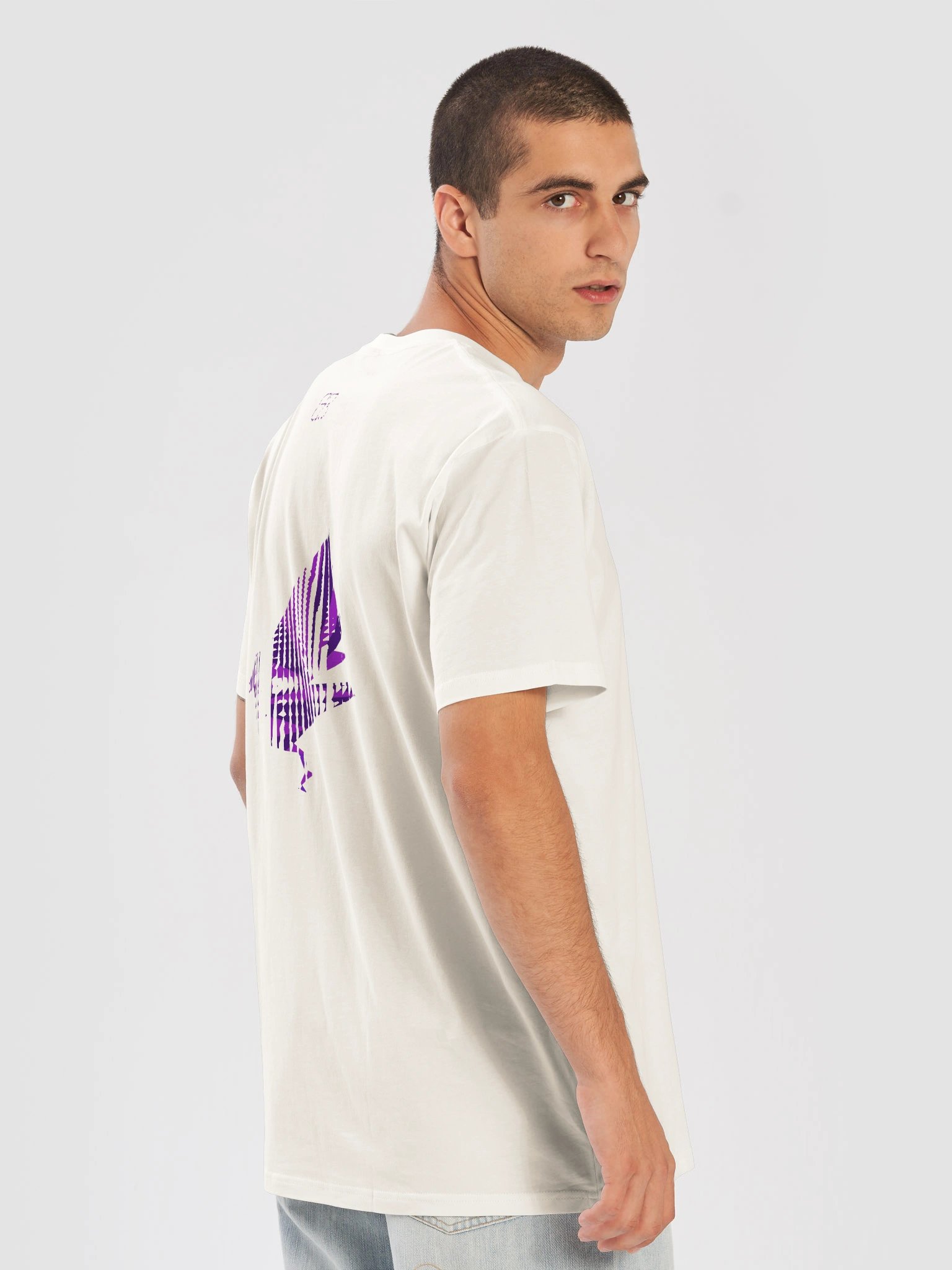 RAVEN PURPLE IMAGE ABSTRACT T-Shirt - Light product image (8)