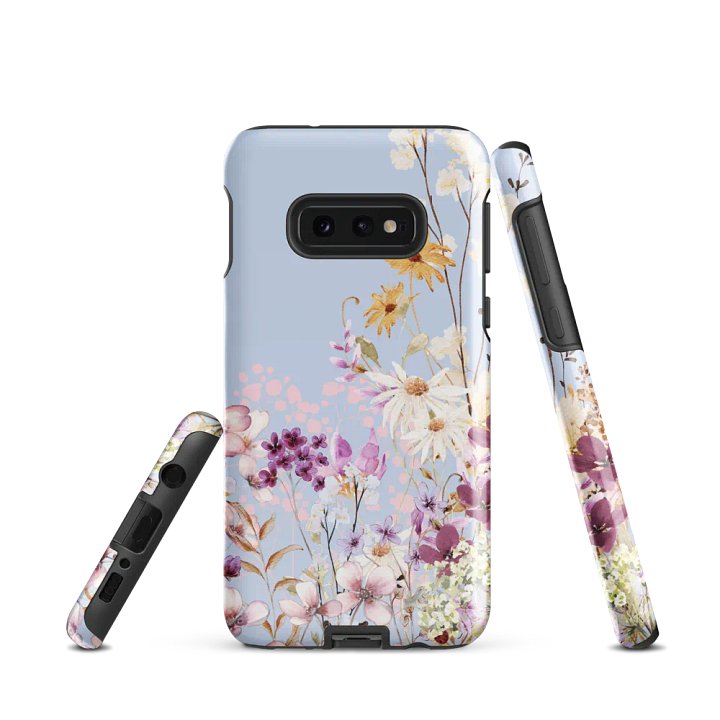 Floral Garden Light Blue Tough Case for Samsung® product image (2)