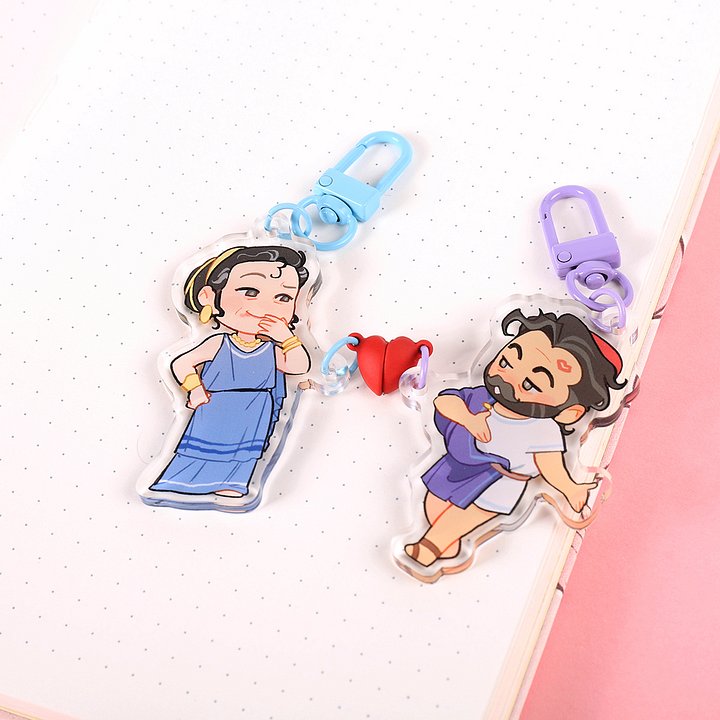 Odysseus and Penelope Magnet Hearts (pre-order) product image (2)