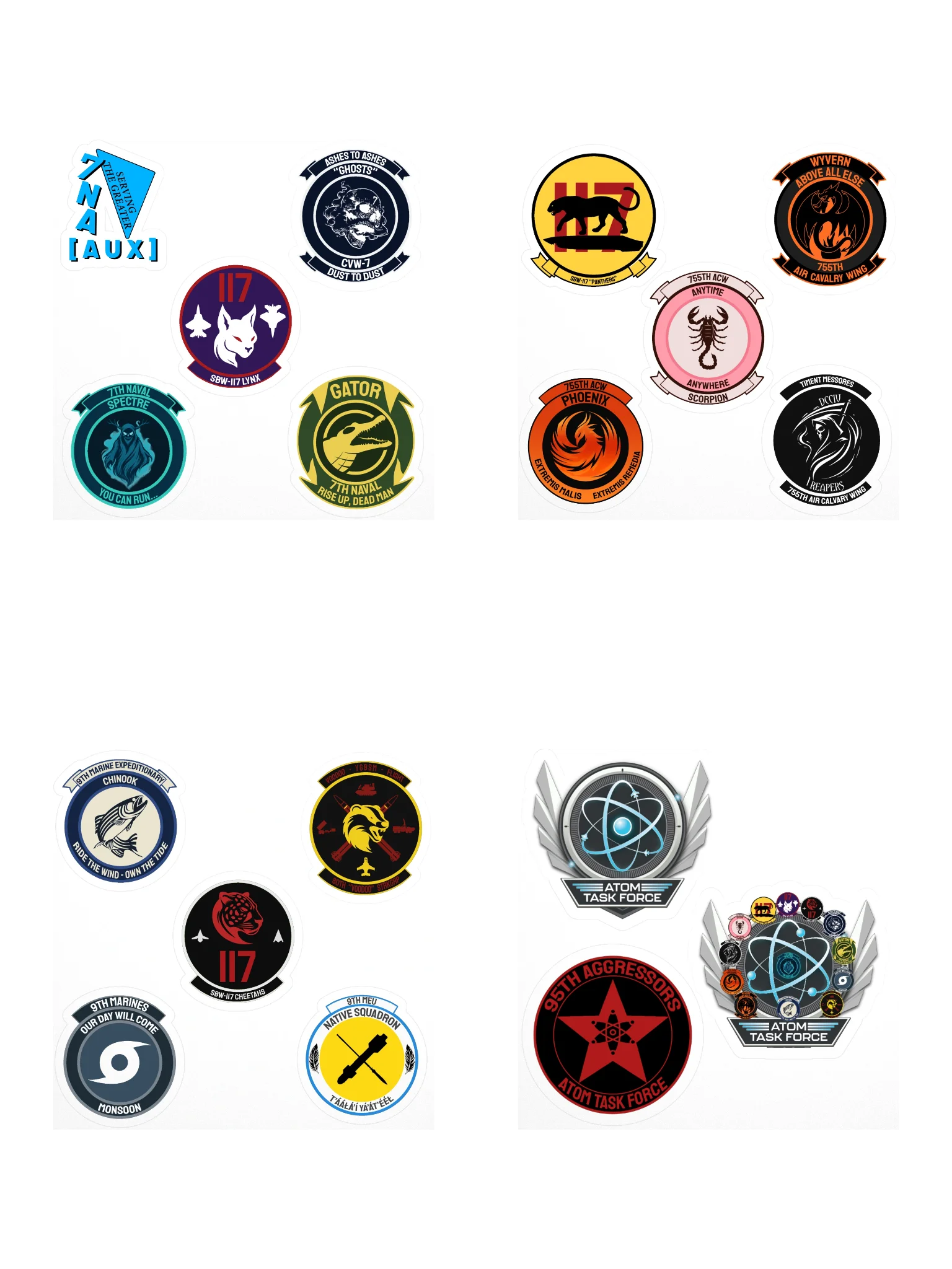Atom Task Force Official Sticker Bundle Pack! product image (1)