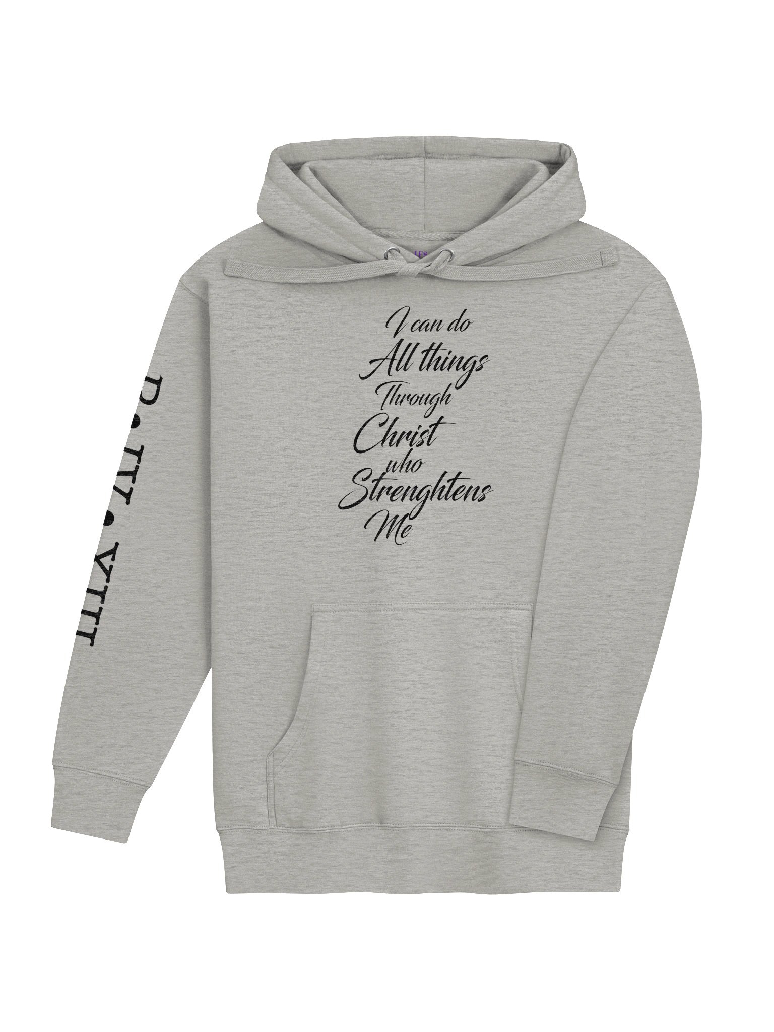 Philippians 4:13 LFS Hoodie drop product image (4)