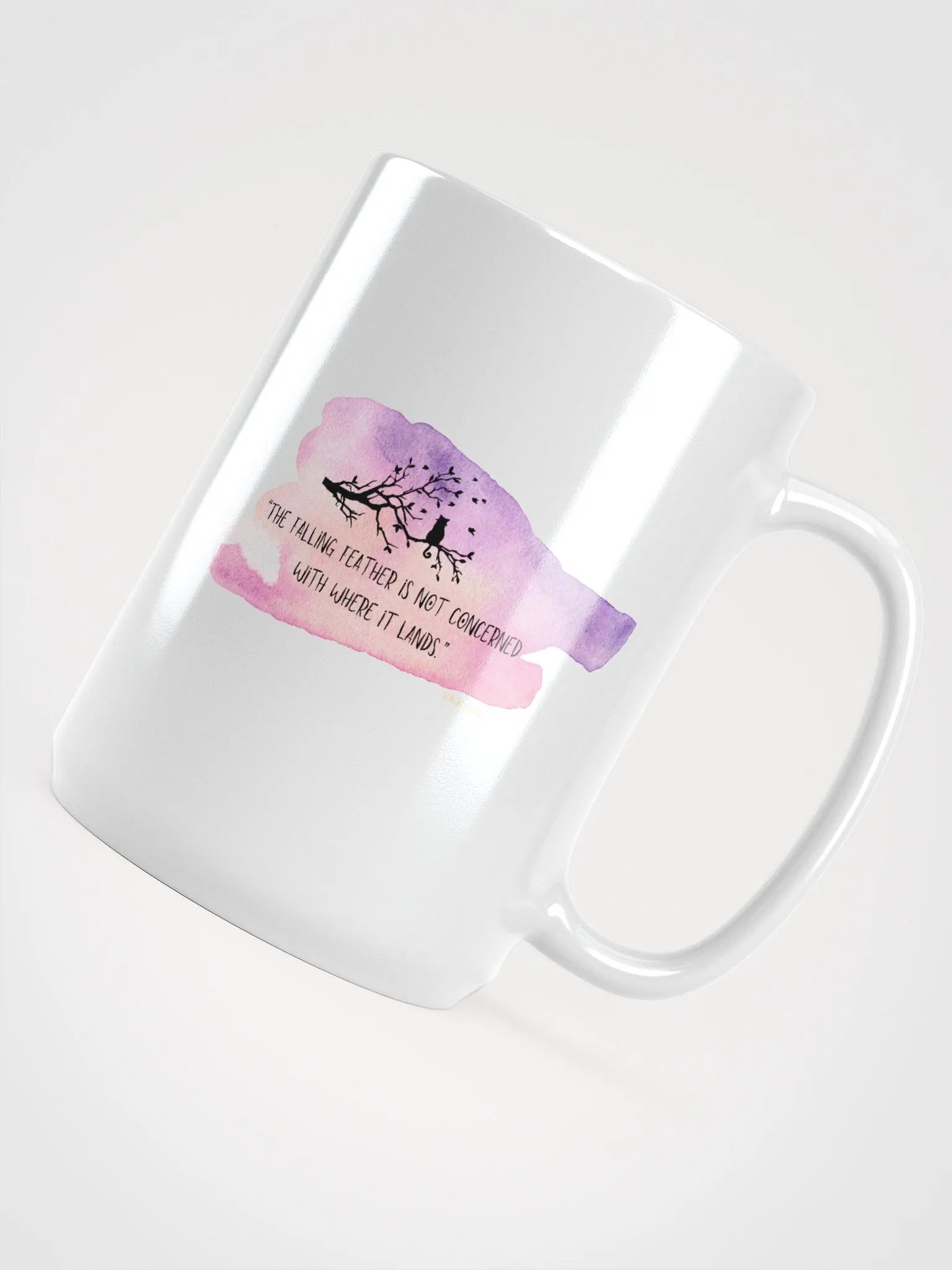 Falling Feather Watercolor Mug product image (4)