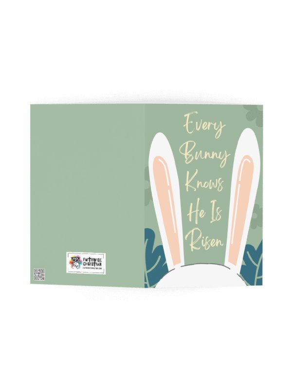 Every Bunny Knows He Is Risen Easter Greeting Card product image (5)