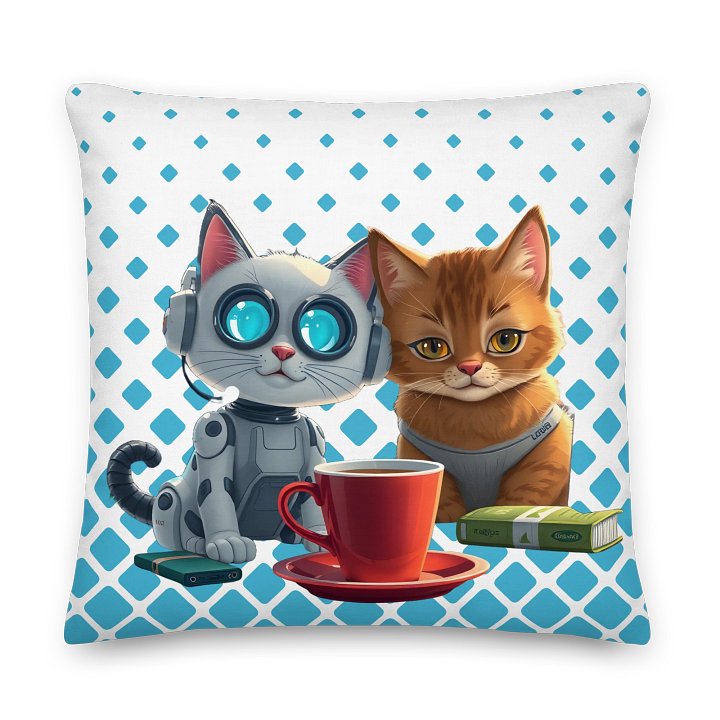 Premium Pillow-Cat & Bot product image (2)