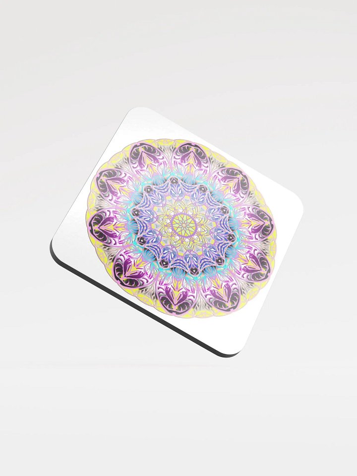 Mandala Harmony Glossed Cork Coaster product image (1)