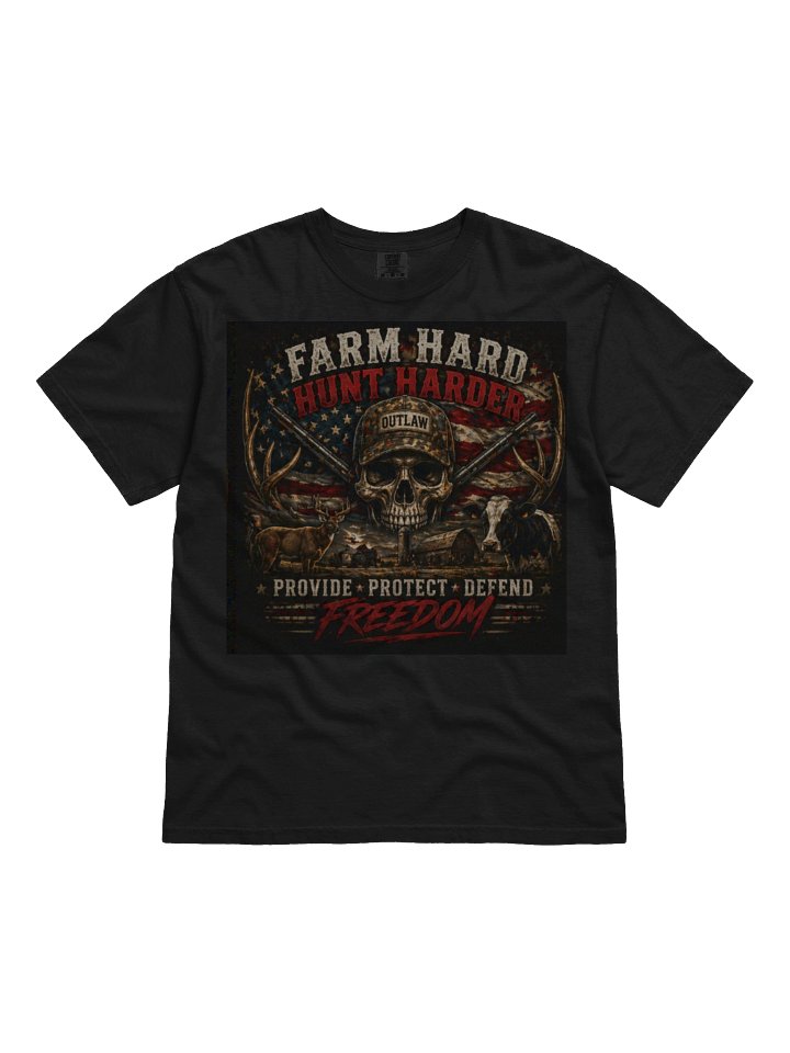 Farm Hard - Hunt Harder Comfort Colors Garment-Dyed Heavyweight T-Shirt product image (6)