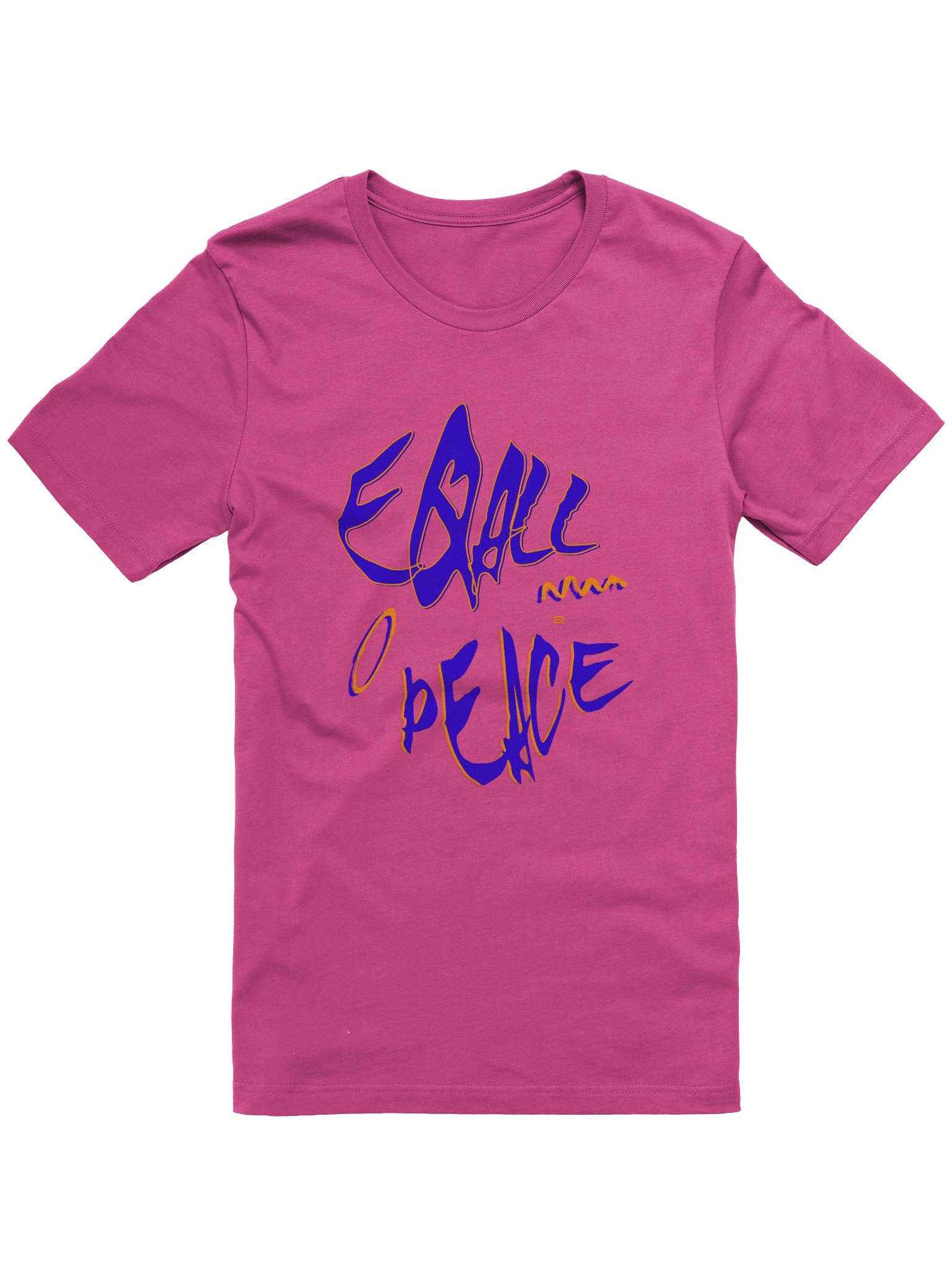 EQuALL Peace_Bella + Canvas Unisex T-shirt_R3CVR.i by EQALL® Essentials_Blue product image (14)