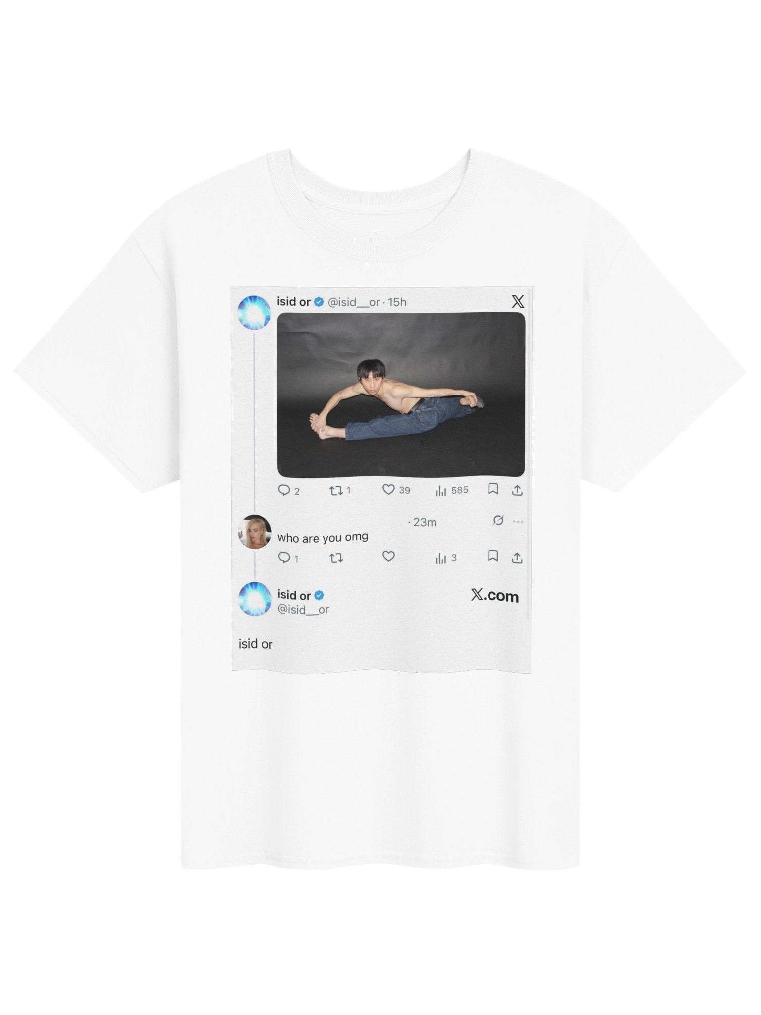 "Who are you?" T-Shirt [White] product image (1)