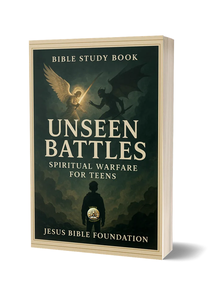 Bible study book Unseen Battles: Spiritual Warfare for Teens product image (1)