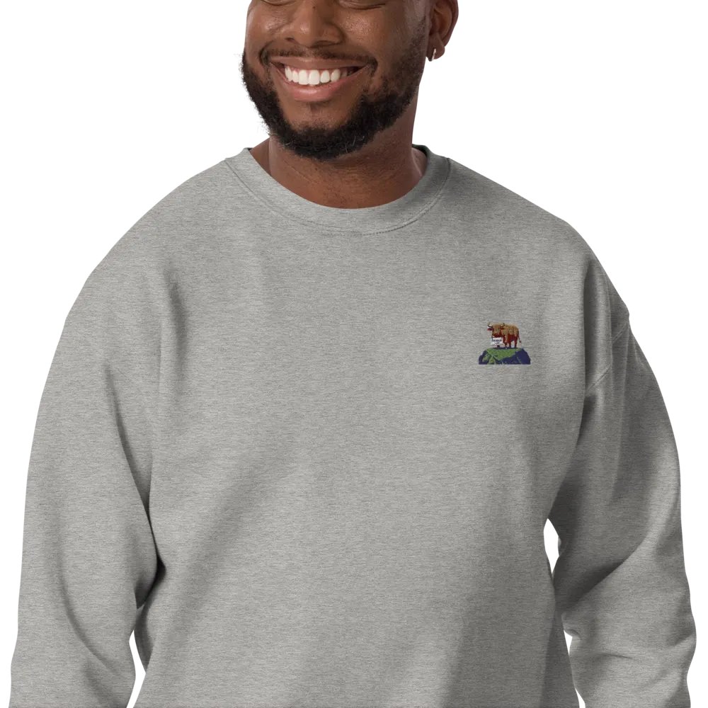 Ethereum is good image crewneck (grey) product image (7)
