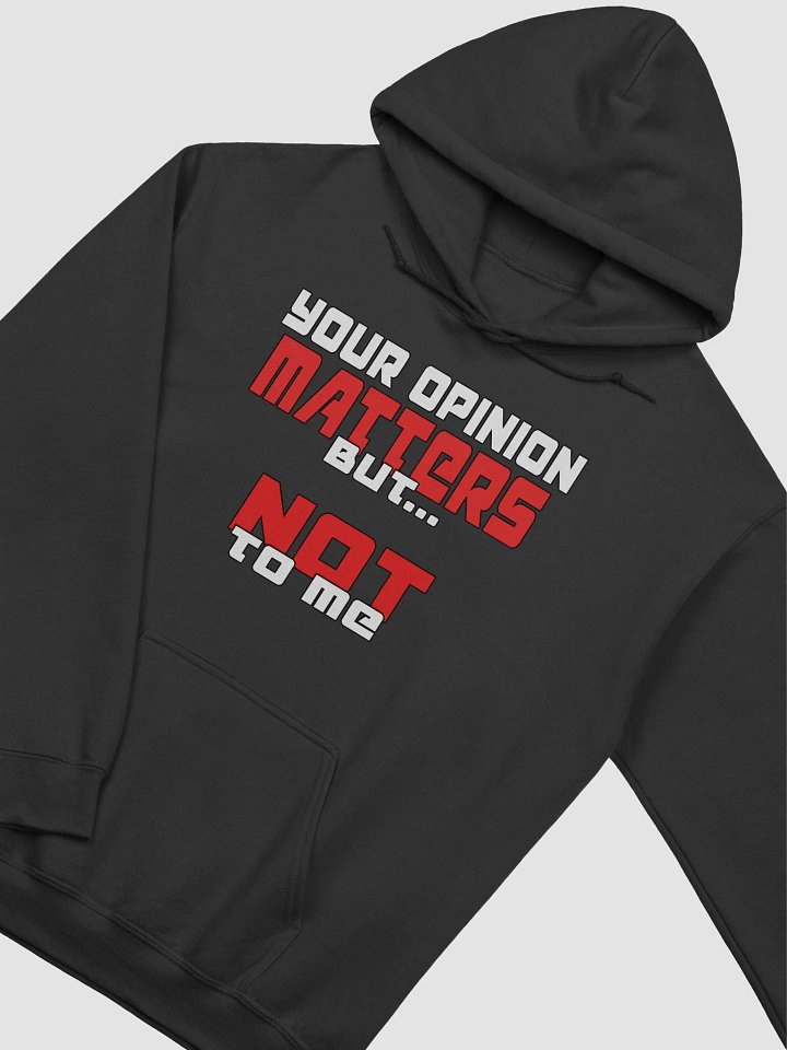 Your Opinion Matters Hoodie product image (1)