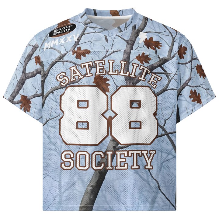 Satellite Society Boxy Football Jersey (Blue Sky Camo) product image (2)