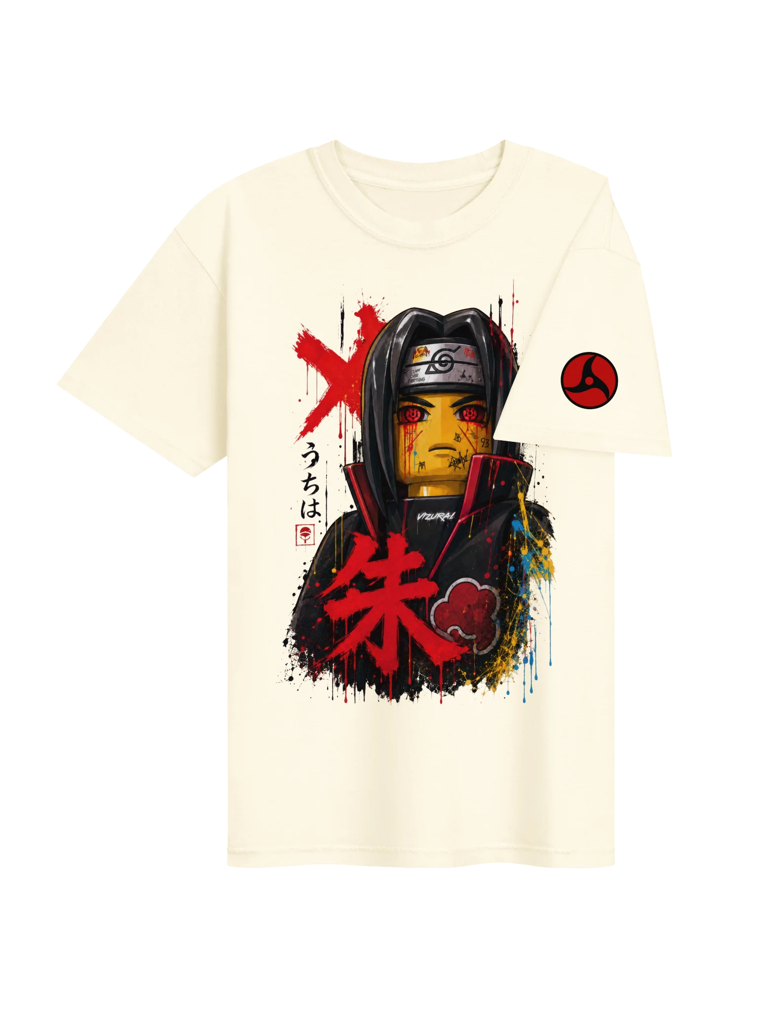 Itachi Uchiha Lego-Style Tee product image (4)