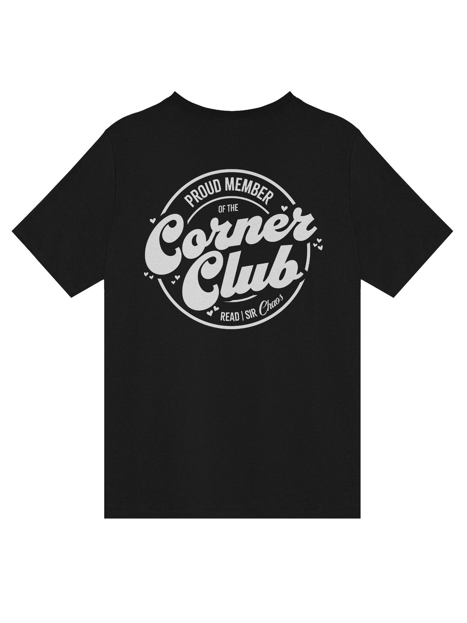 Corner Club V-Neck T-shirt (White) product image (4)