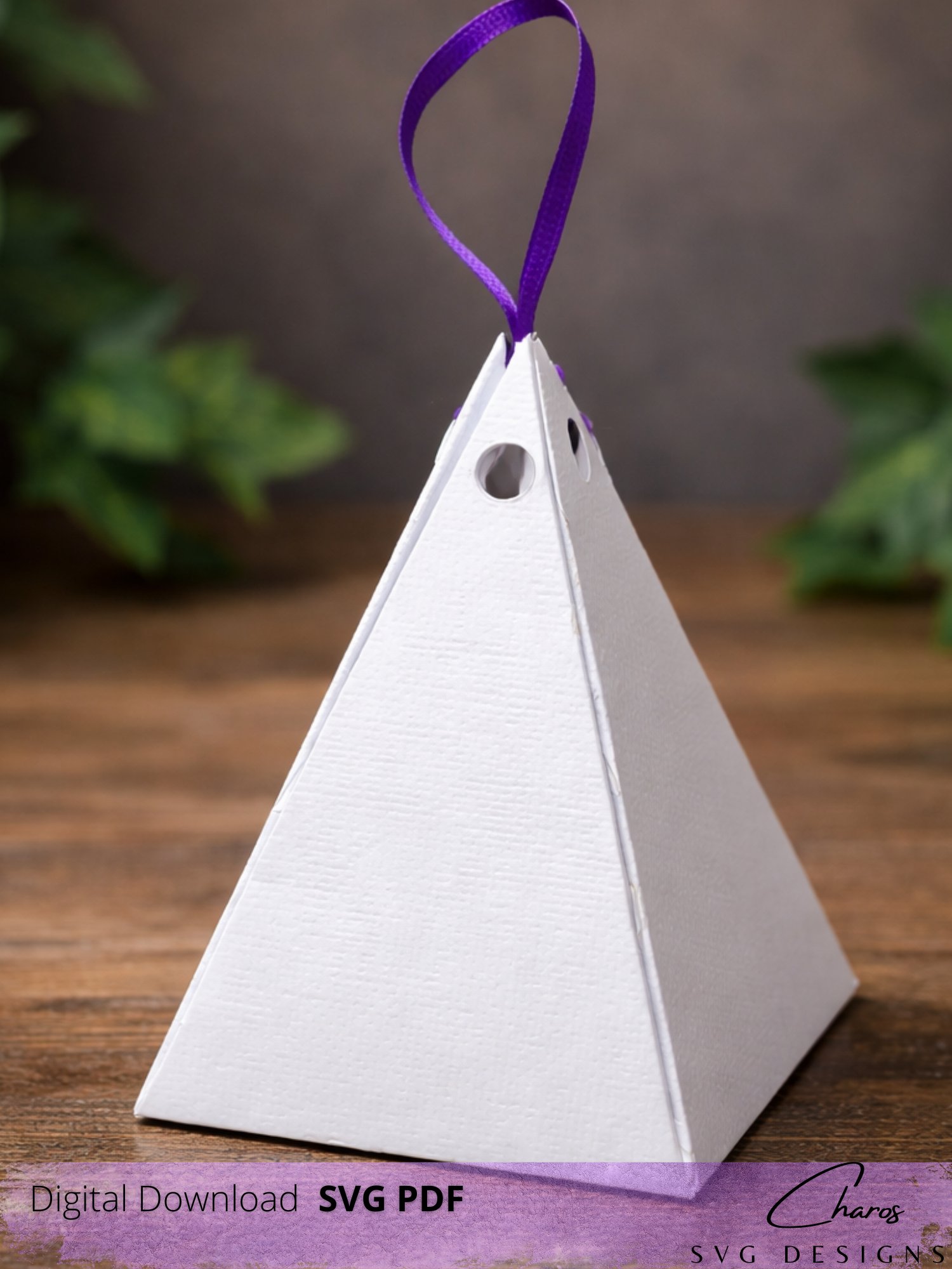 Scalable Pyramid Favor/Gift Box Bundle Template SVG product image (4)
