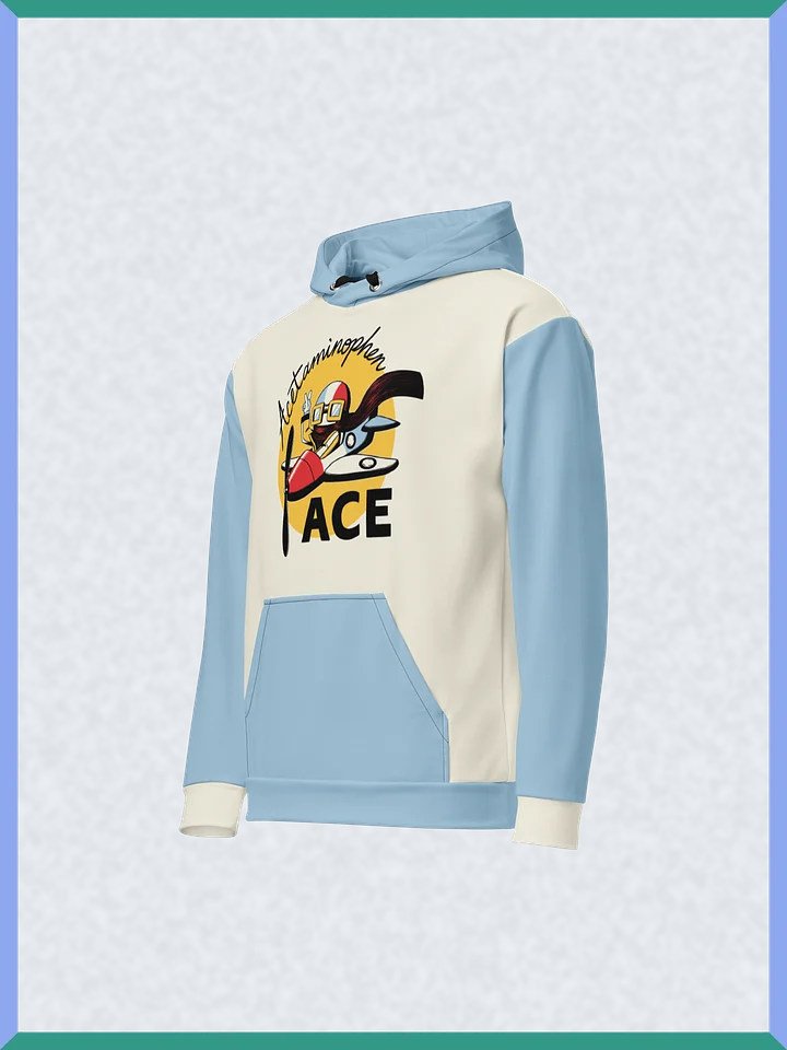 Acetaminophen Ace - Blue-Sleeved Pullover Hoodie product image (2)