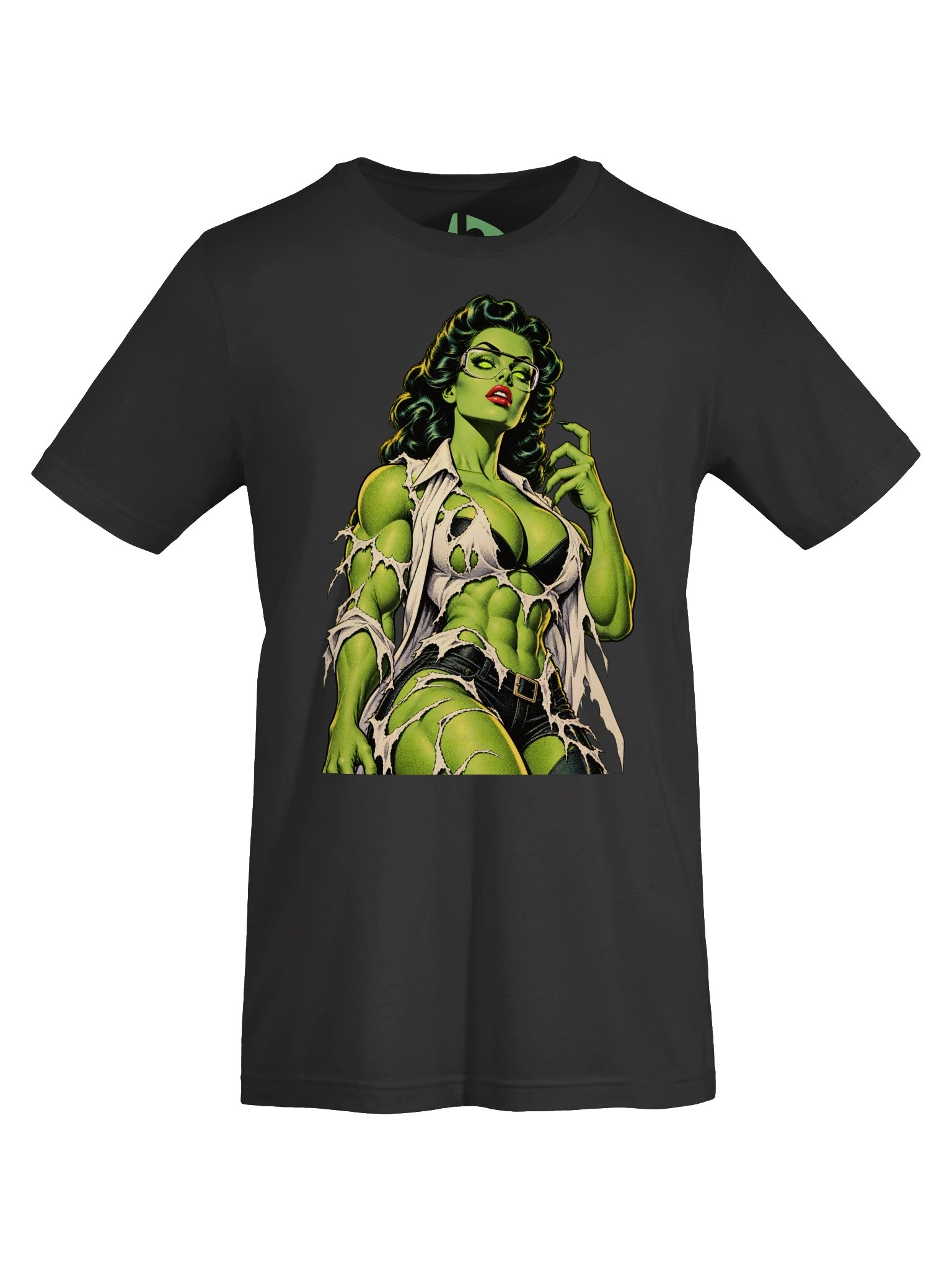 Green-Skinned Comic Heroine Tee product image (5)