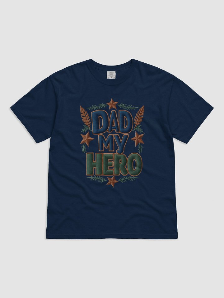 DAD MY HERO Textured T-Shirt product image (5)