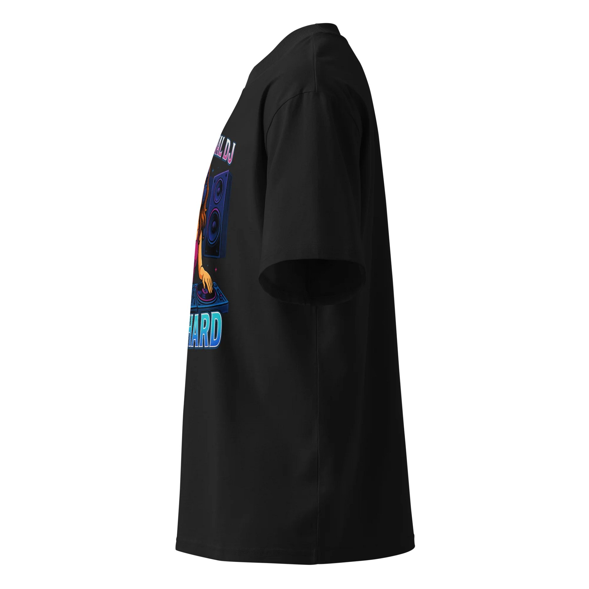 My Internal DJ Goes Hard - Music T-shirt - Stanley/Stella Unisex Organic Oversized T-Shirt SATU020 product image (4)