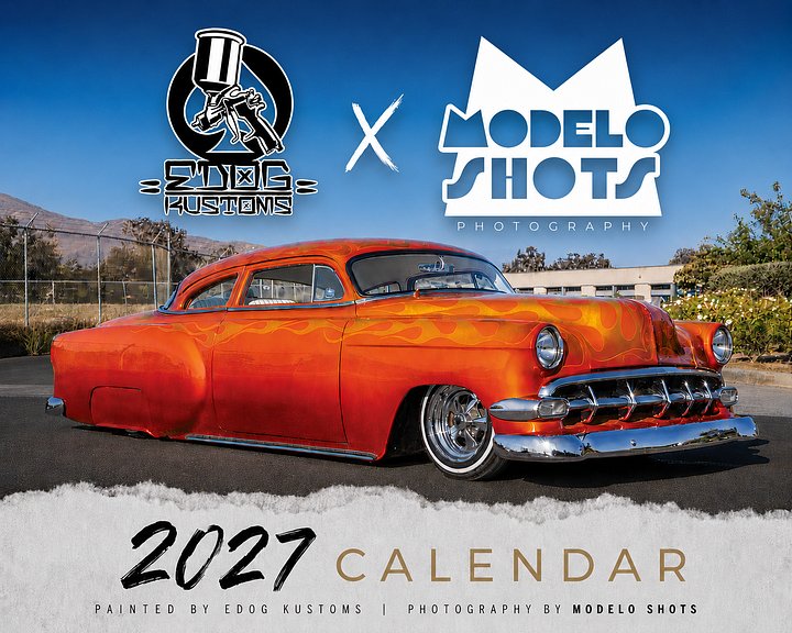 Pre- Order! 2027 Calendar Collab (Edog Kustoms x Modelo Shots) product image (1)