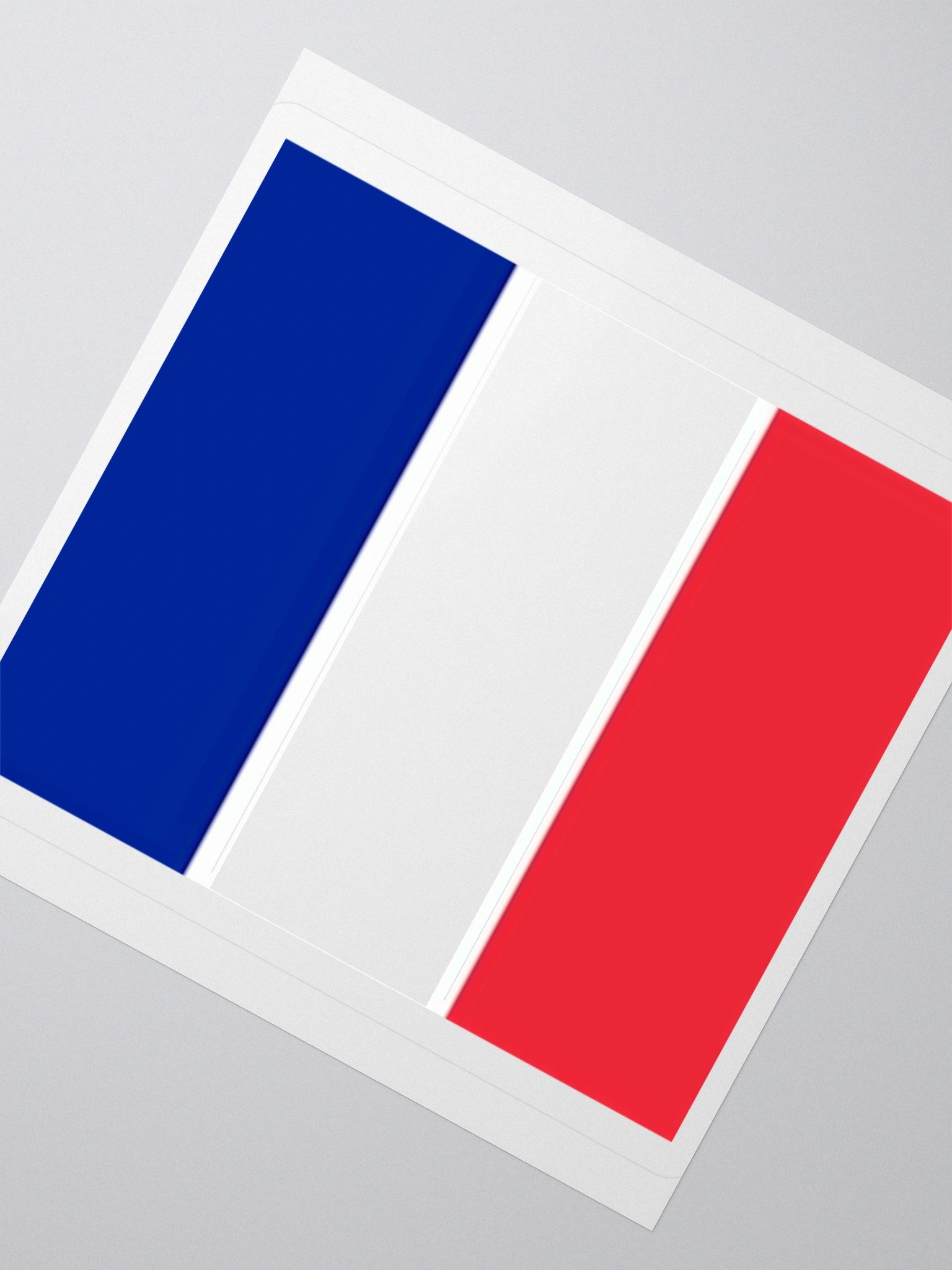 France Flag Sticker | Blue White Red Design | Durable Vinyl | 3 Sizes product image (4)