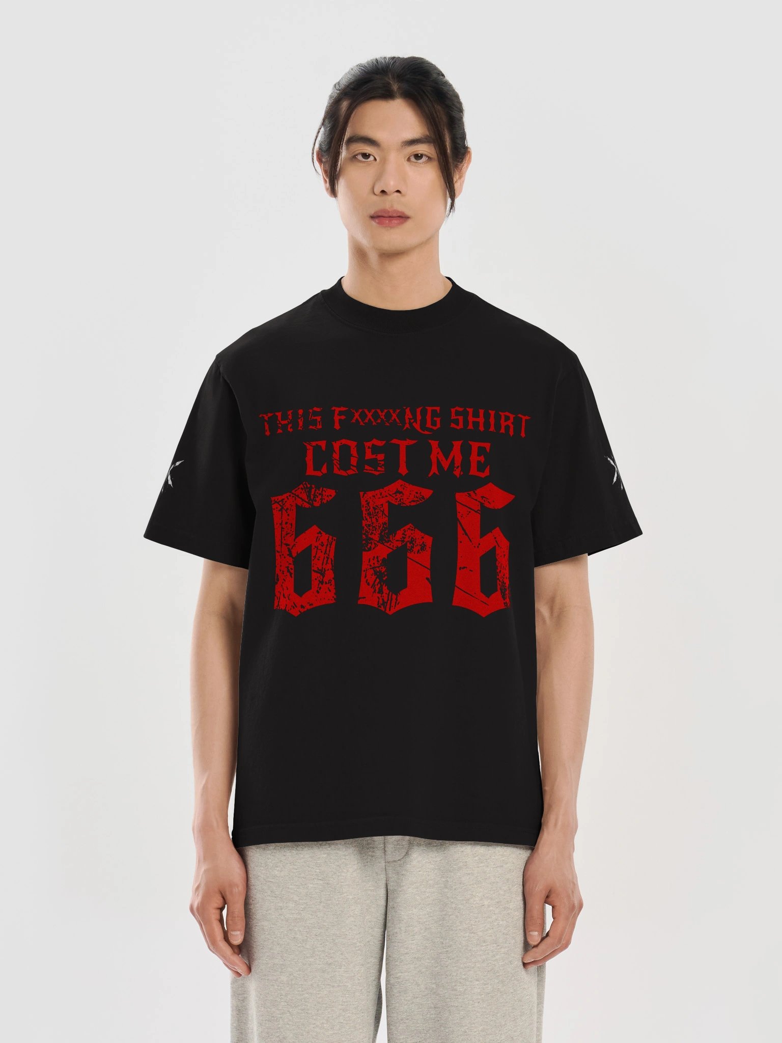 Premium "This FXXXXNG Shirt Cost Me 666" T-Shirt | Funny Graphic Tee product image (5)