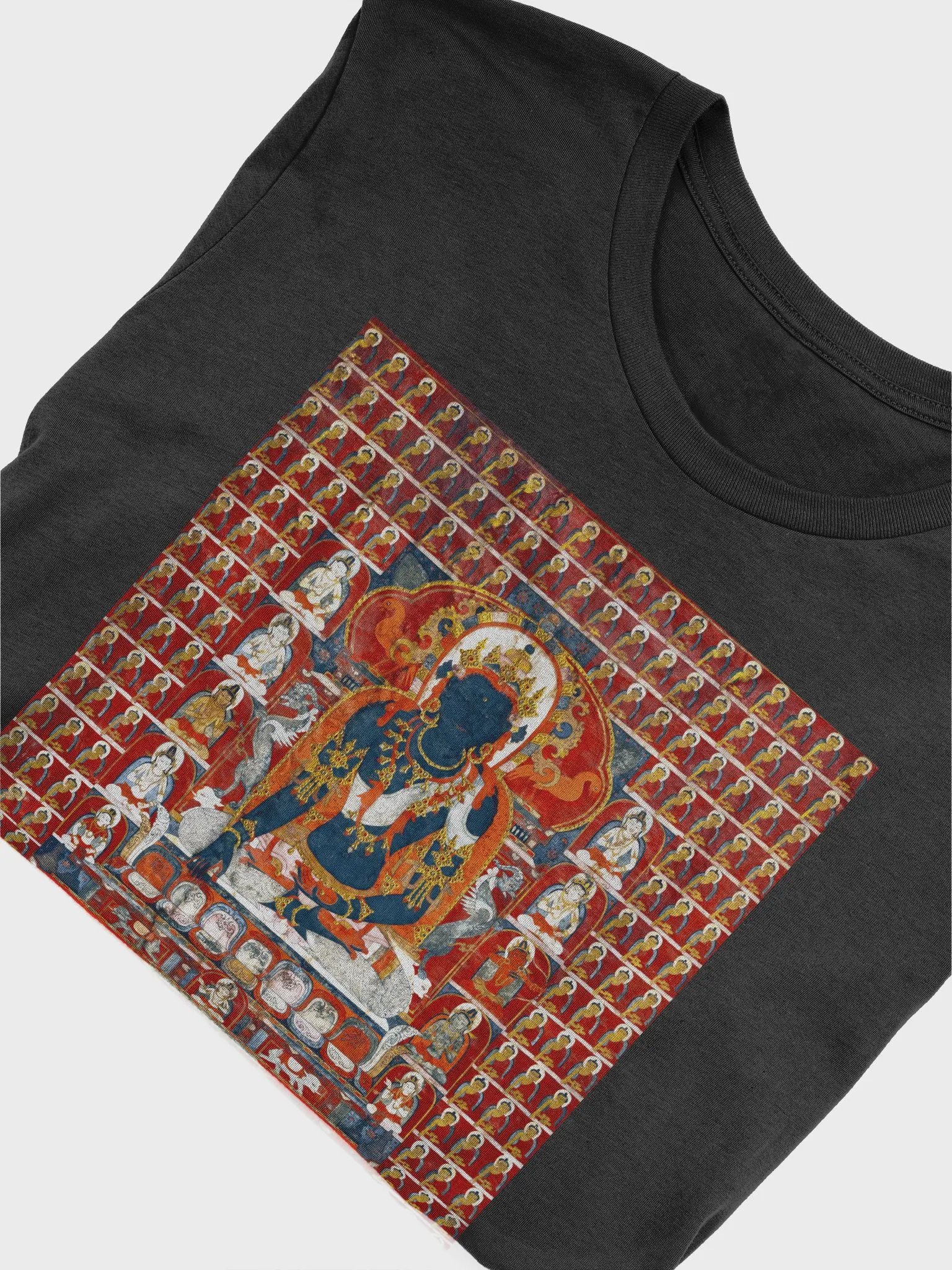 Buddha Akshobhya Mandala Traditional Buddhist Thangka Art Unisex T-Shirt product image (5)
