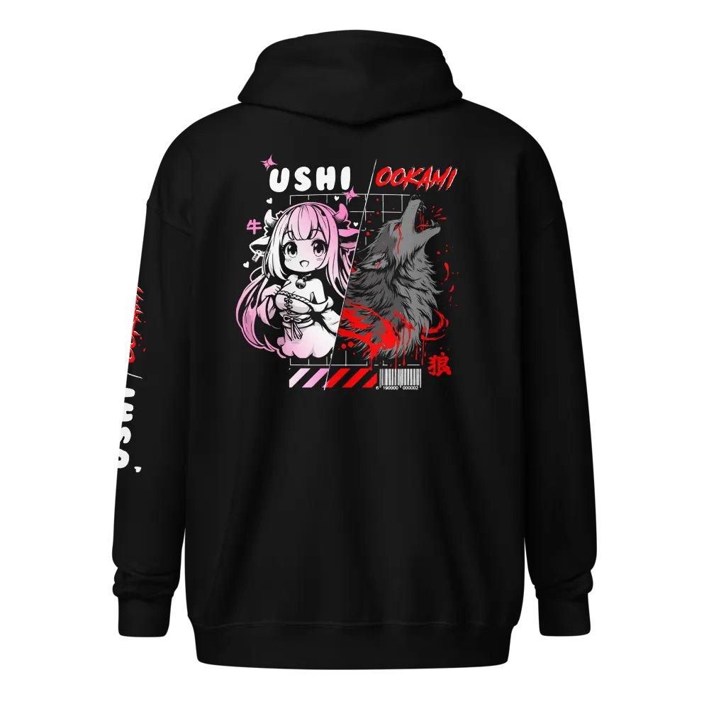 Adorably Macabre Couple Zip-up Hoodie product image (2)