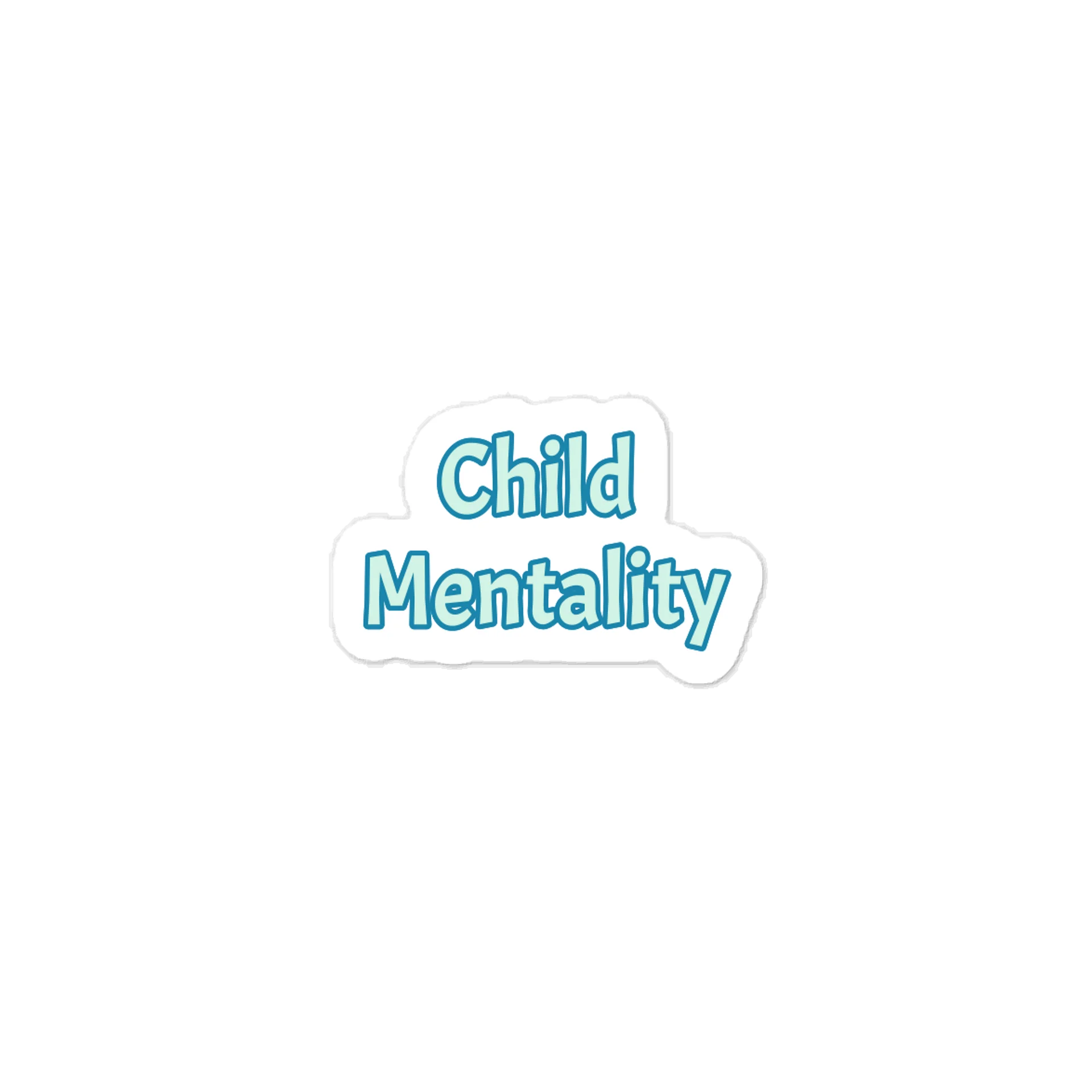 Child Mentality Meme Sticker product image (1)