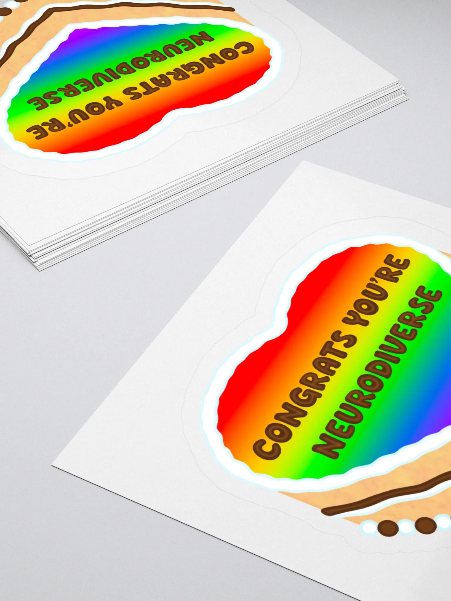 Neurodiverse Cake Sticker product image (4)