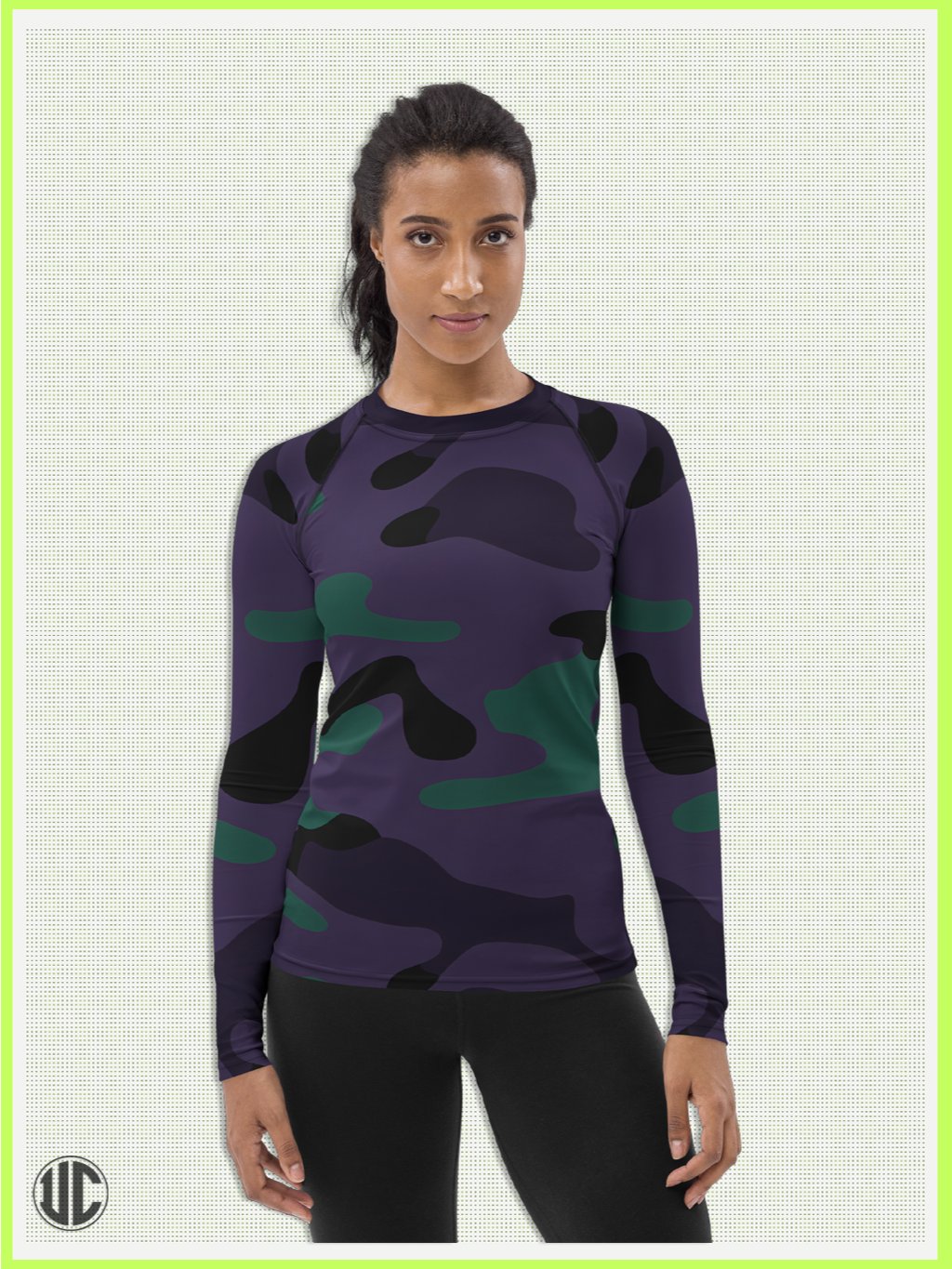 Midnight Purple Camo - Women’s Rash Guard product image (5)