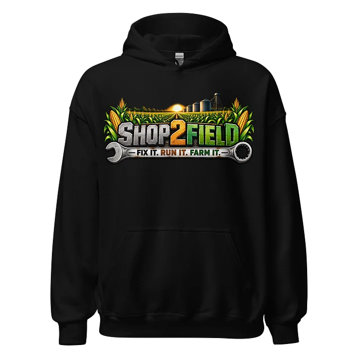 S2F front logo hoodie