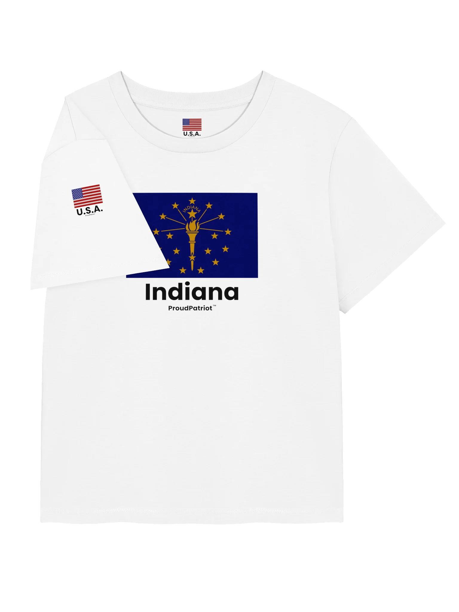 Indiana Women's Ribbed Neck T-Shirt product image (7)