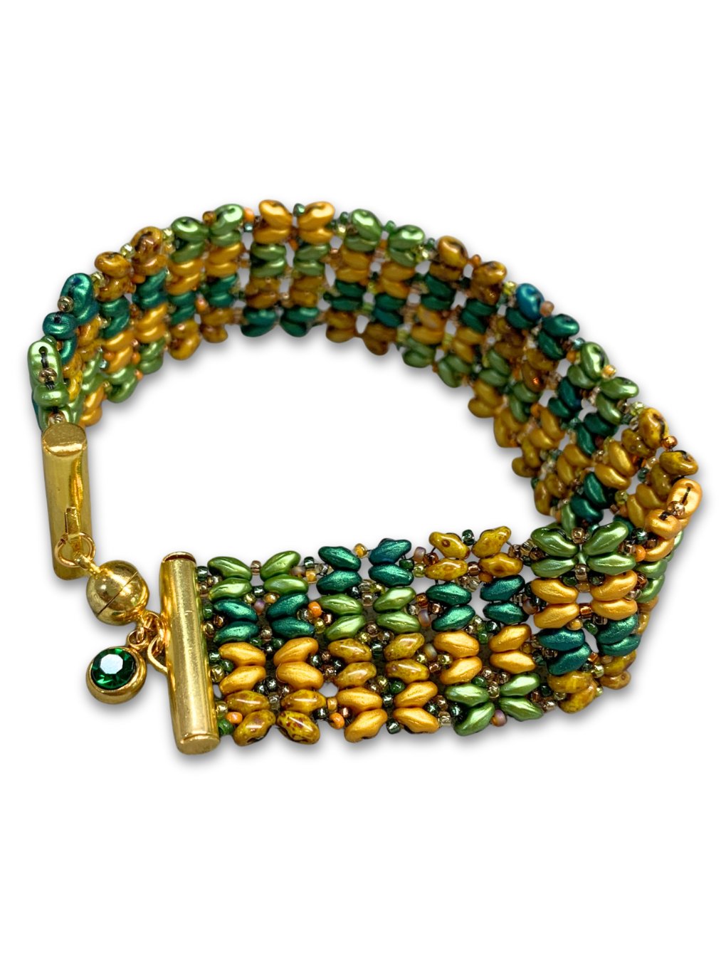 Beaded Butterfly Bracelet - Green product image (2)