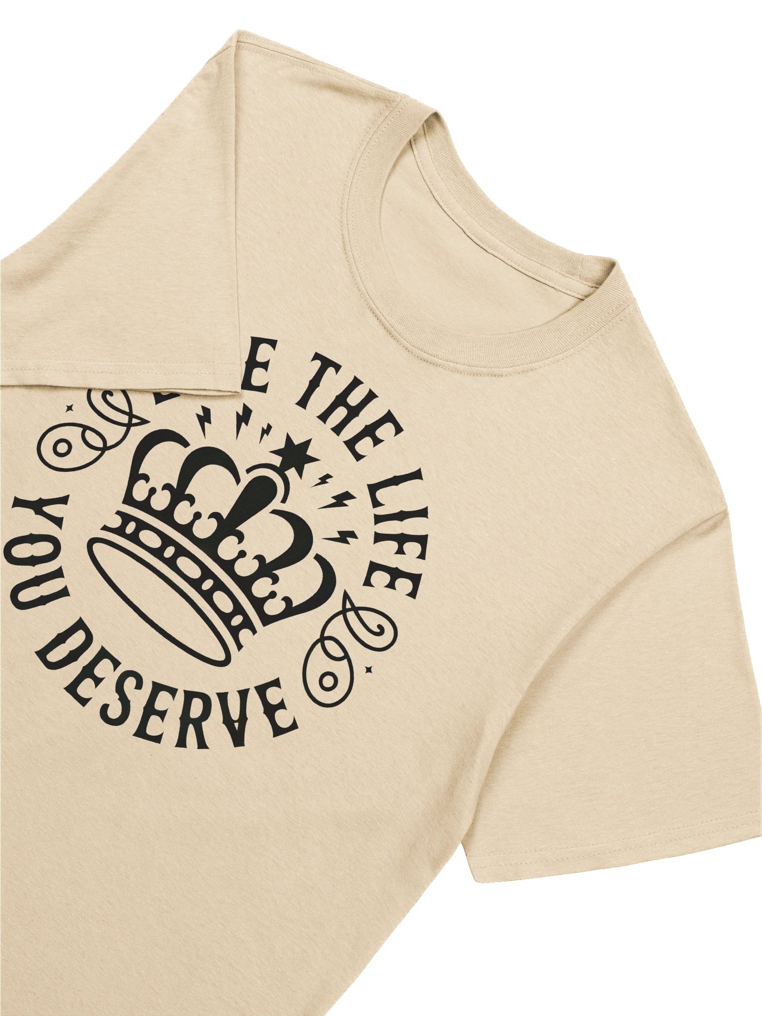 LIVE THE LIFE YOU DESERVE Graphic T-Shirt Onyx product image (6)