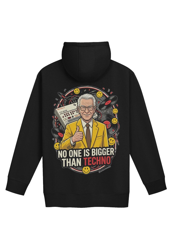 No One Is Bigger Than Techno Hoodie product image (2)