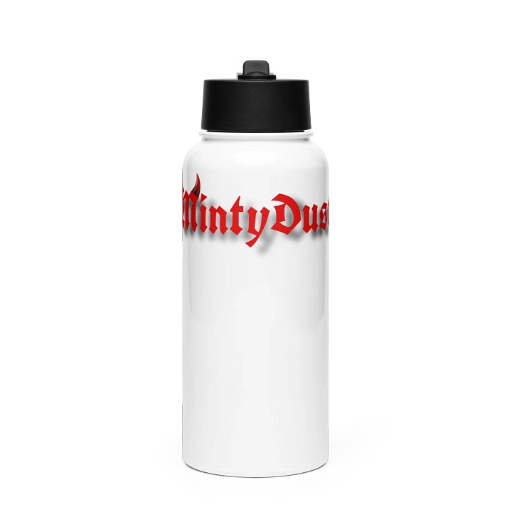 MintyDust Devil Horn Stainless Steel Water Bottle with a Straw Lid product image (1)
