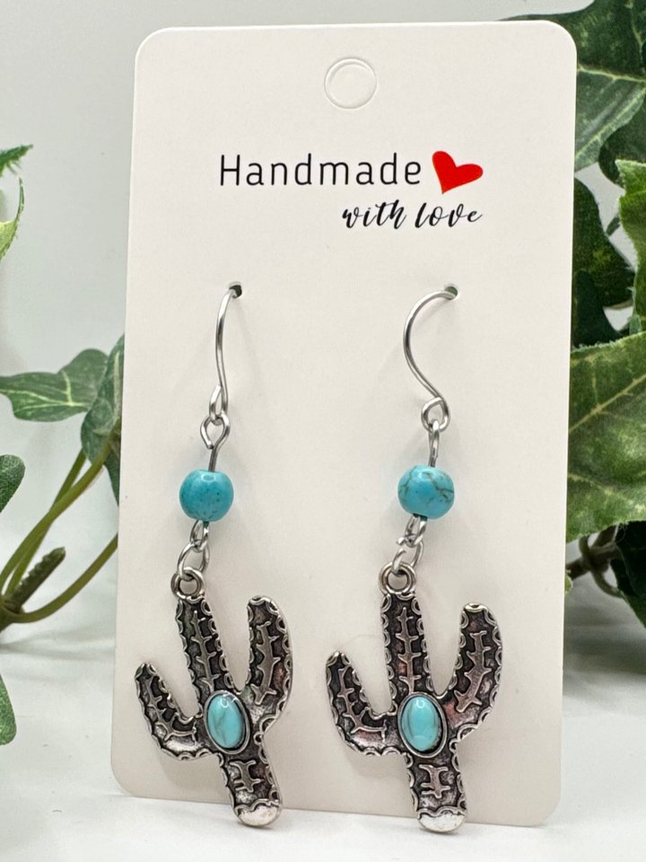 Wild West Cactus Earrings product image (2)