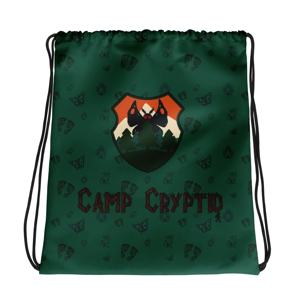 Camp Cryptid Drawstring Bag product image (1)