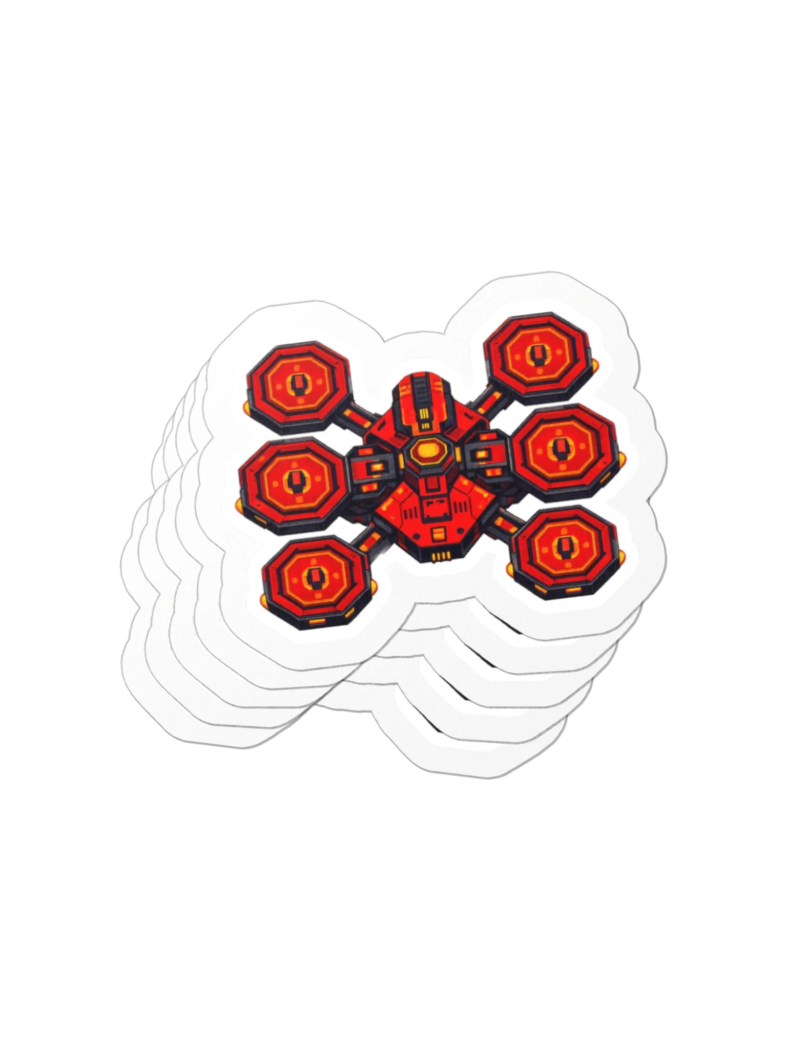 Sector Defense Crimson Raider Die-Cut Sticker product image (3)
