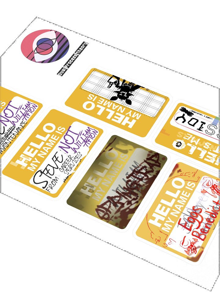 FNaF Nametag - Sticker Sheet product image (2)