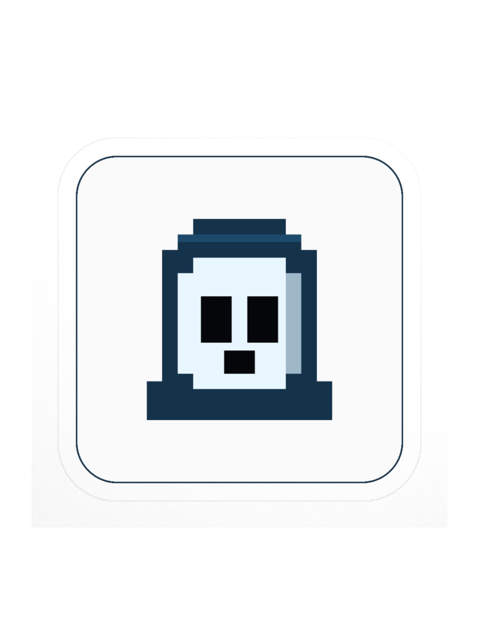 Ghost Sticker (White) product image (1)