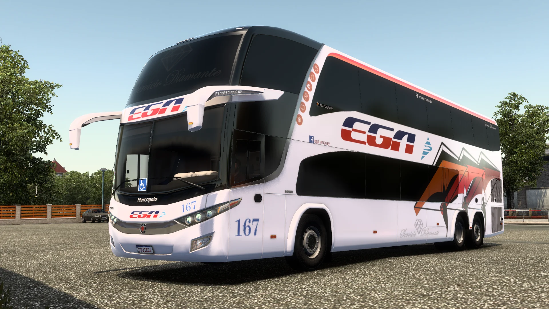 Paquete 6 Buses | COPSA ESTE - BUQUEBUS - CYNSA - RUTATUR - NUÑEZ - EGA | Skins🇺🇾 ETS2 | Terrestres product image (6)