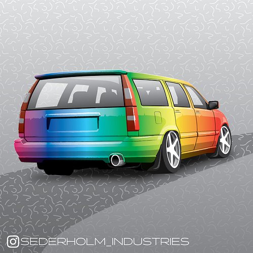 As requested by a follower! This time a Volvo V70 first gen with some slick R-rims!

If you can't decide a colour, go for the...