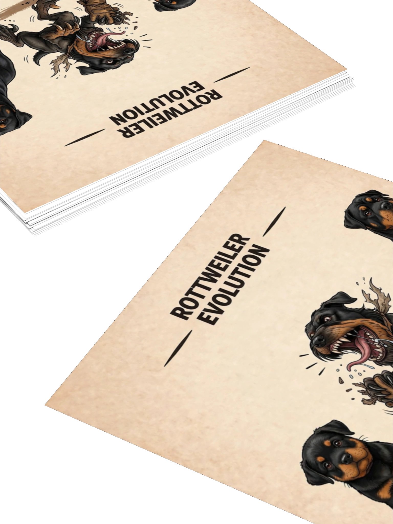 Rottweiler Evolution Sticker Set product image (12)