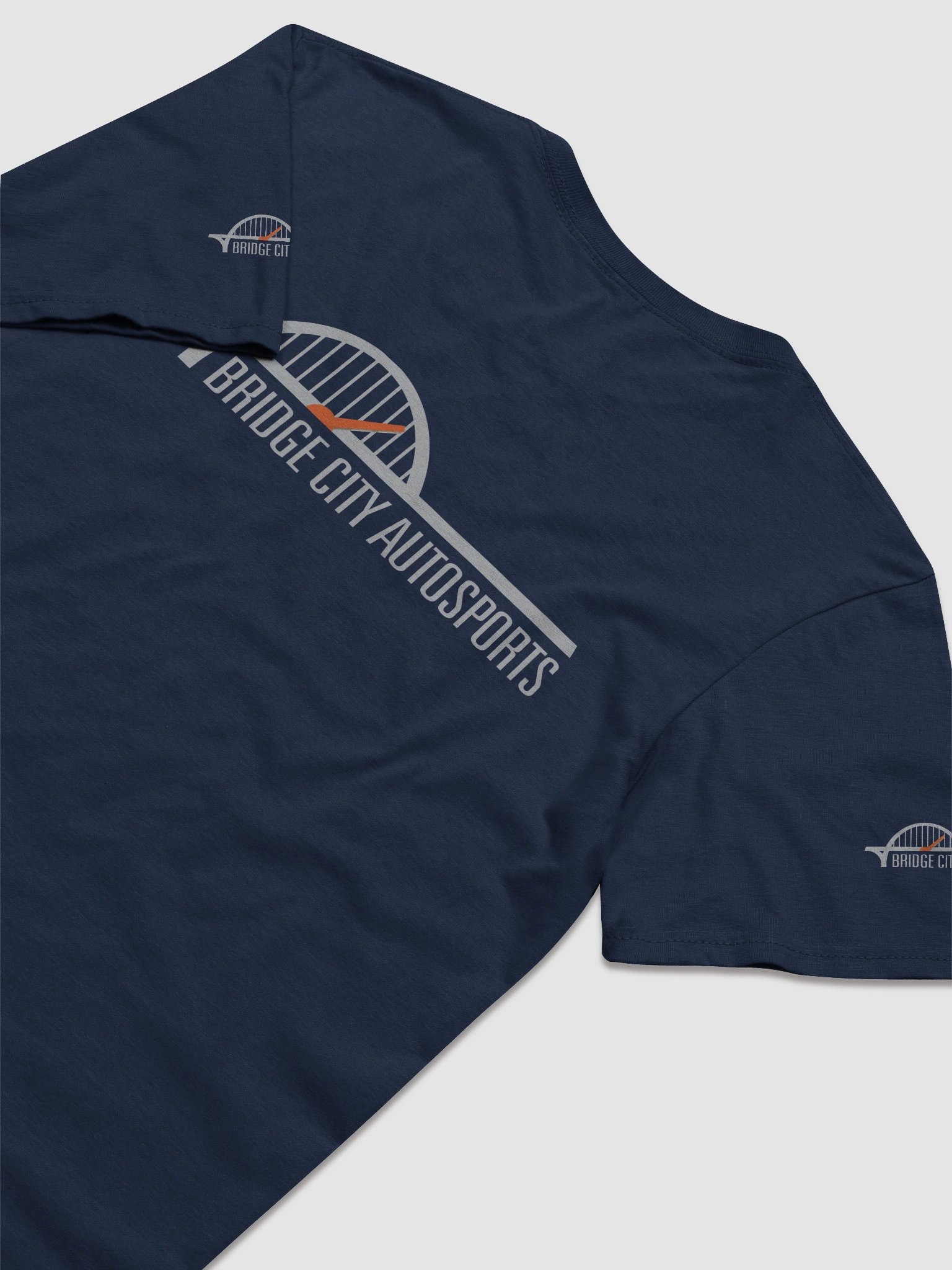 BCA Silver/Orange BCA logo front, back, sleeves product image (22)